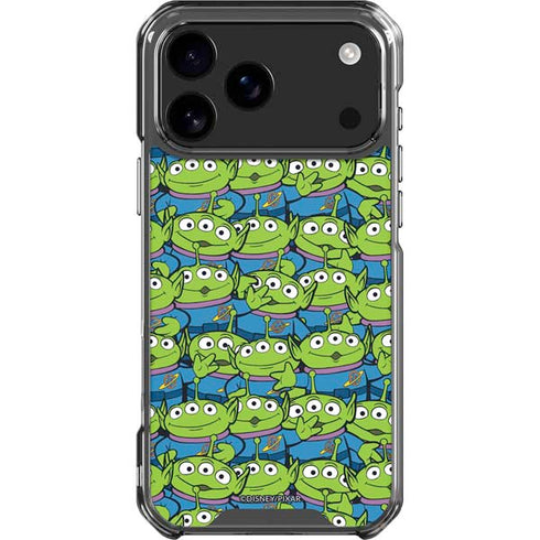Disney Toy Story Alien Collage iPhone 17 Pro Max Clear Case