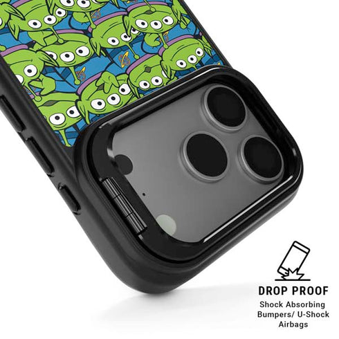 Disney Toy Story Alien Collage iPhone 17 Pro Max Kickstand Case