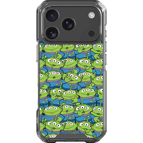 Disney Toy Story Alien Collage iPhone 18 Pro Clear Case