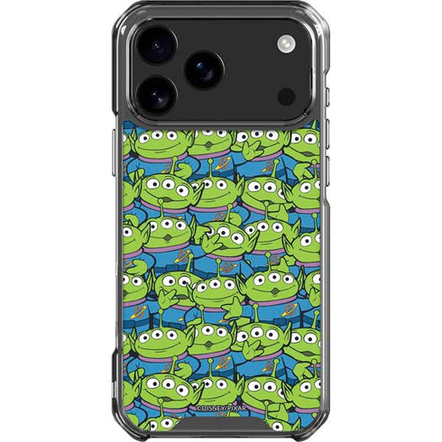 Disney Toy Story Alien Collage iPhone 18 Pro Max Clear Case
