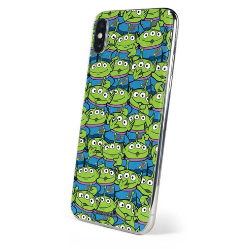 Disney Toy Story Alien Collage iPhone X Skin