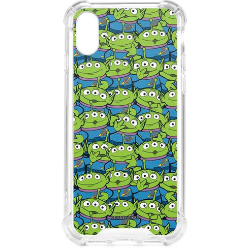 Disney Toy Story Alien Collage iPhone XS Clear Case