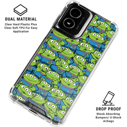 Disney Toy Story Alien Collage Moto G Power 5G (2024) Clear Case