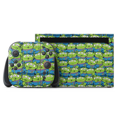 Disney Toy Story Alien Collage Nintendo Skins