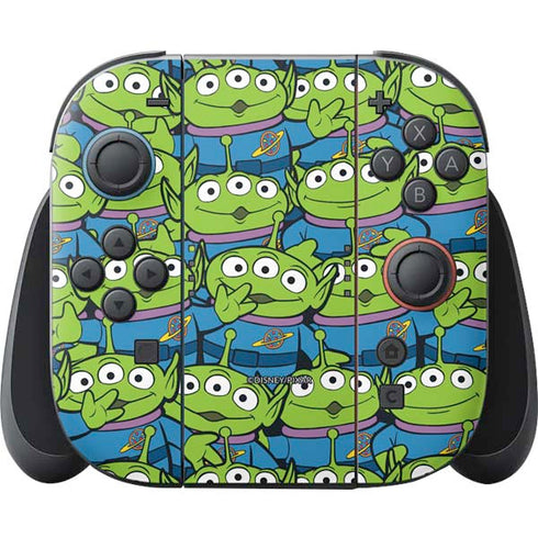 Disney Toy Story Alien Collage Nintendo Skins