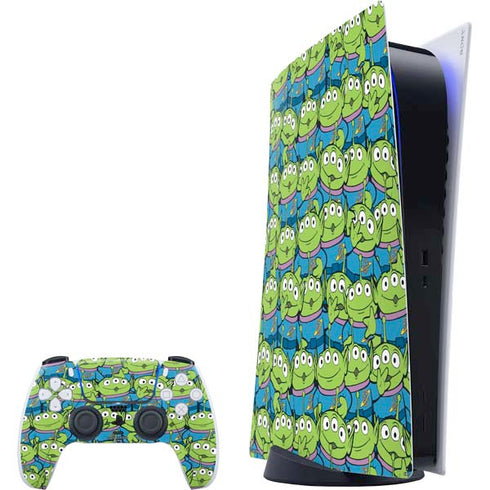 Disney Toy Story Alien Collage PlayStation PS5 Skins