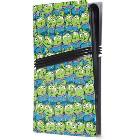 Disney Toy Story Alien Collage PS5 Pro Console Skin