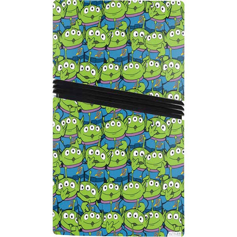 Disney Toy Story Alien Collage PS5 Pro Console Skin