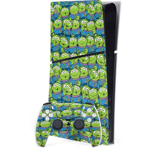 Disney Toy Story Alien Collage PlayStation PS5 Skins