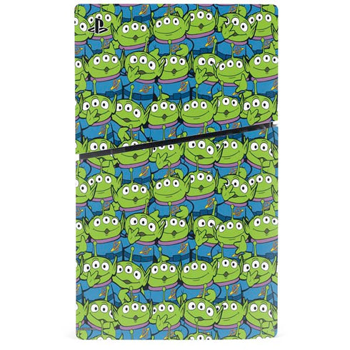 Disney Toy Story Alien Collage PS5 Slim Digital Edition Console Skin