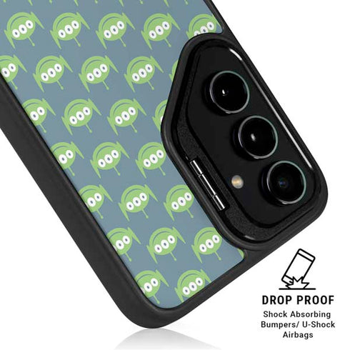Disney Toy Story Alien Pattern Galaxy S25 Kickstand Case