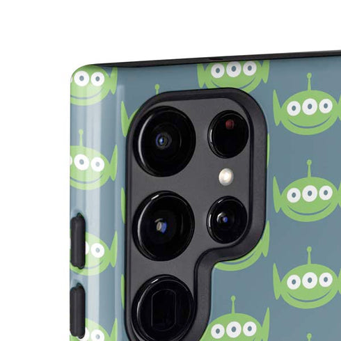 Disney Toy Story Alien Pattern Galaxy S25 Ultra Impact Case