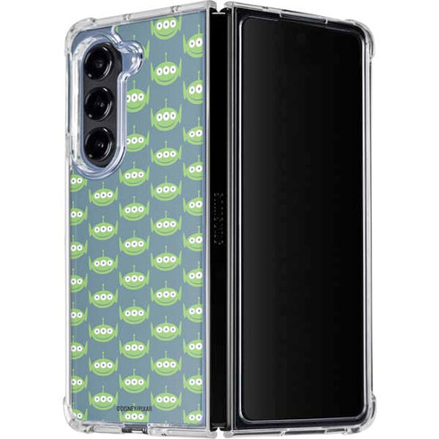 Disney Toy Story Alien Pattern Galaxy Z Fold5 5G Clear Case