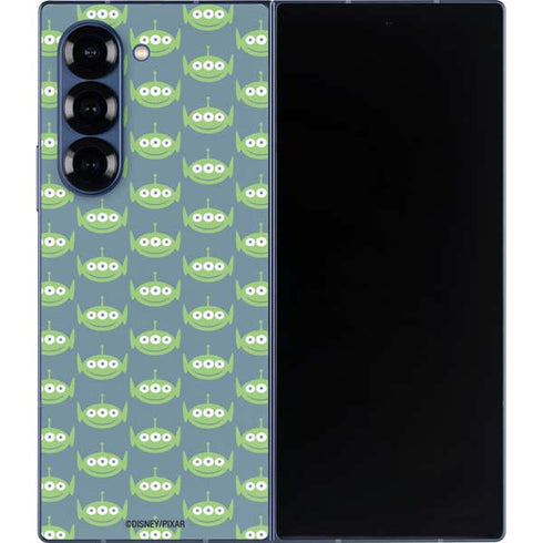 Disney Toy Story Alien Pattern Galaxy Z Fold6 Skin