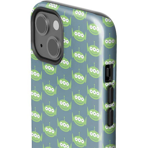 Disney Toy Story Alien Pattern iPhone 15 Impact Case