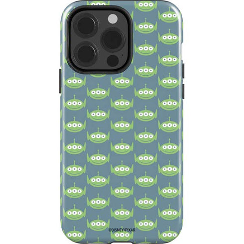 Disney Toy Story Alien Pattern iPhone 15 Pro Impact Case