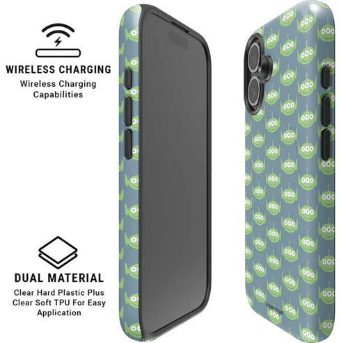 Disney Toy Story Alien Pattern iPhone 16 Magsafe Impact Case