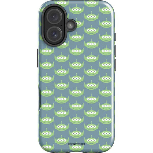 Disney Toy Story Alien Pattern iPhone 16 Plus Impact Case
