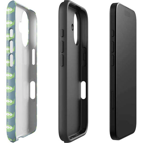 Disney Toy Story Alien Pattern iPhone 16 Plus Impact Case