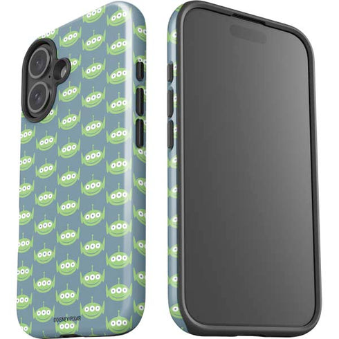 Disney Toy Story Alien Pattern iPhone 16 Plus Impact Case