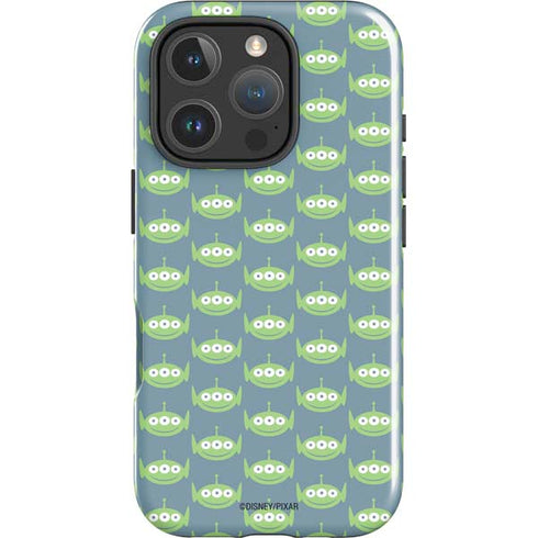 Disney Toy Story Alien Pattern iPhone 16 Pro Impact Case