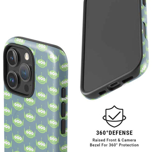 Disney Toy Story Alien Pattern iPhone 16 Pro Magsafe Impact Case