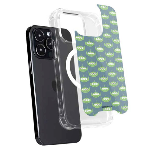 Disney Toy Story Alien Pattern iPhone 16 Pro Max MagSafe Case