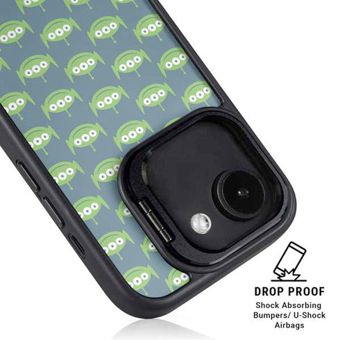 Disney Toy Story Alien Pattern iPhone 16e Kickstand Case
