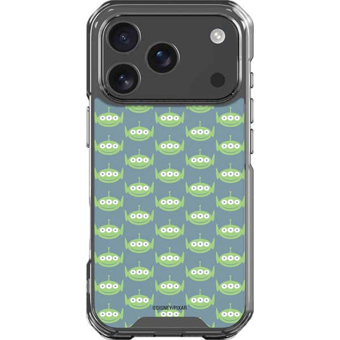 Disney Toy Story Alien Pattern iPhone 18 Pro Clear Case