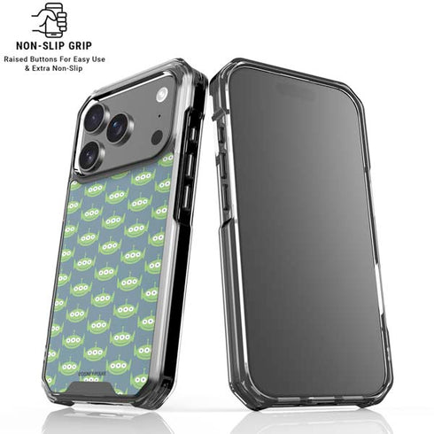 Disney Toy Story Alien Pattern iPhone 18 Pro Clear Case