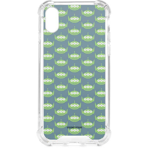 Disney Toy Story Alien Pattern iPhone XS Clear Case