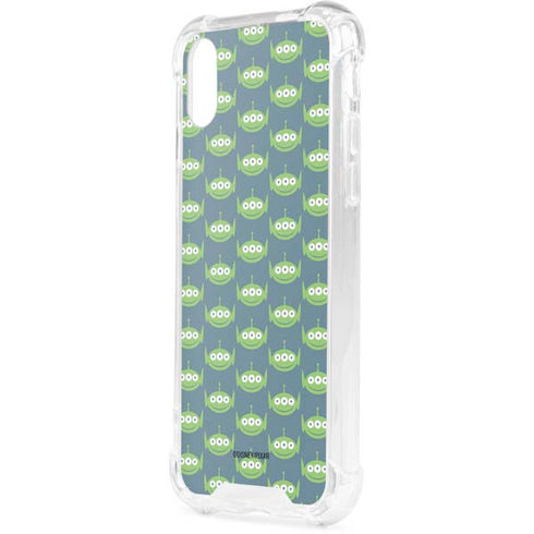 Disney Toy Story Alien Pattern iPhone XS Clear Case