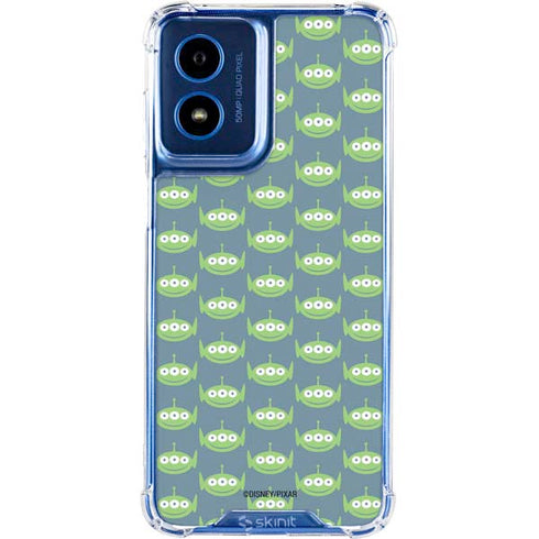 Disney Toy Story Alien Pattern Moto G 5G (2024) Clear Case