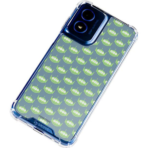 Disney Toy Story Alien Pattern Moto G Play 4G (2024) Clear Case