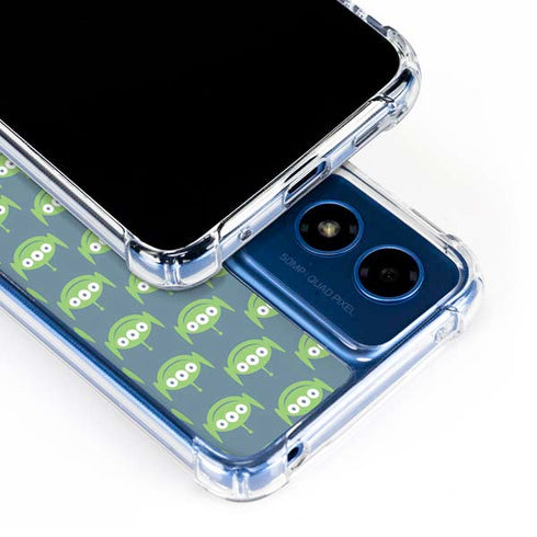 Disney Toy Story Alien Pattern Moto G Play 4G (2024) Clear Case