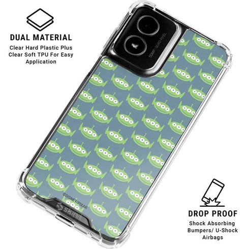 Disney Toy Story Alien Pattern Moto G Power 5G (2024) Clear Case