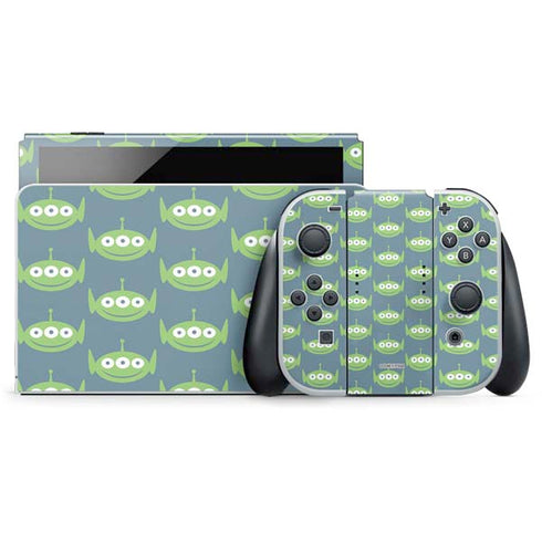 Disney Toy Story Alien Pattern Nintendo Skins
