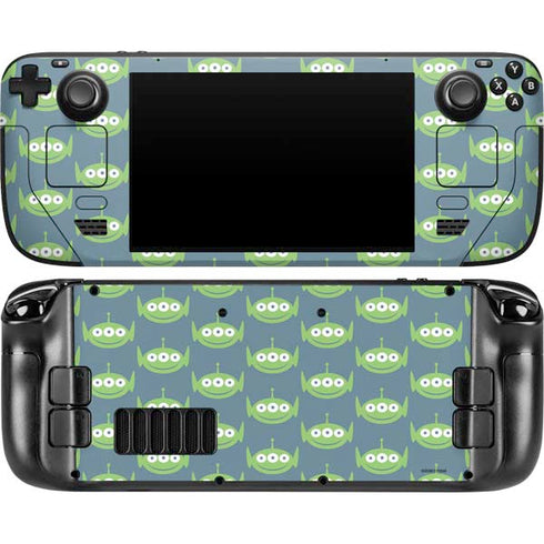 Disney Toy Story Alien Pattern Steam Deck Handheld Gaming Computer OLED Skin