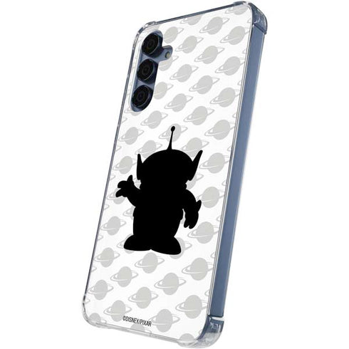 Disney Toy Story Alien Silhouette Galaxy A35 5G Clear Case