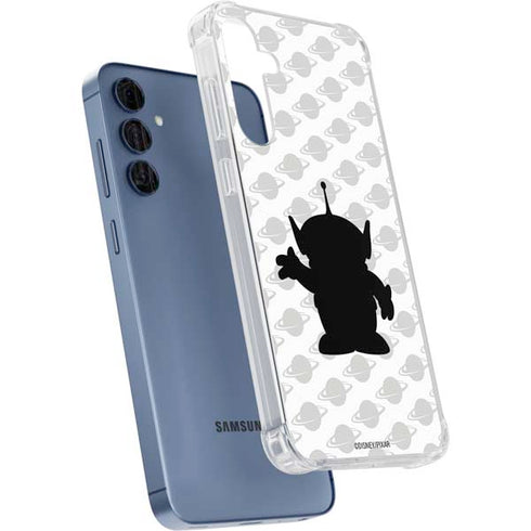 Disney Toy Story Alien Silhouette Galaxy A35 5G Clear Case