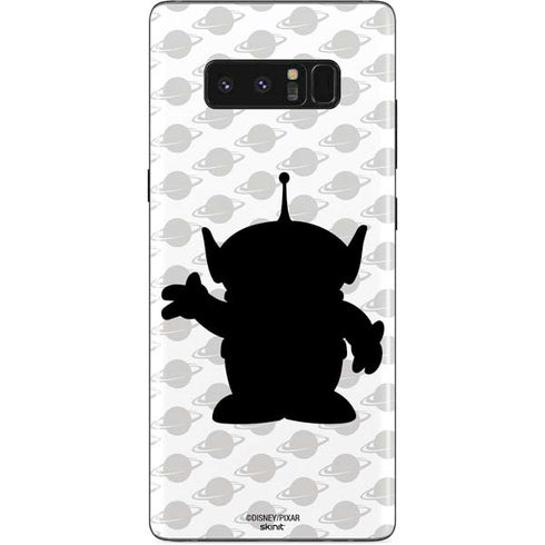 Disney Toy Story Alien Silhouette Galaxy Note 8 Skin
