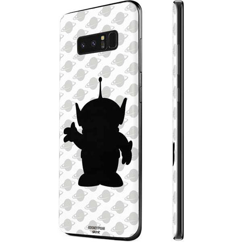 Disney Toy Story Alien Silhouette Galaxy Note 8 Skin