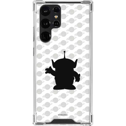 Disney Toy Story Alien Silhouette Galaxy S23 Ultra Clear Case