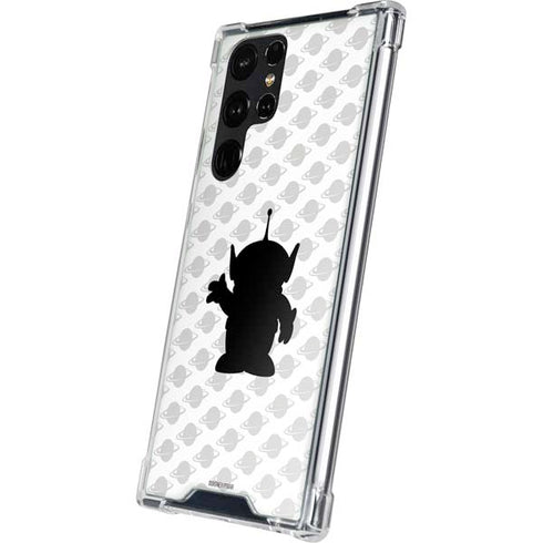 Disney Toy Story Alien Silhouette Galaxy S23 Ultra Clear Case