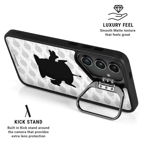 Disney Toy Story Alien Silhouette Galaxy S25 Kickstand Case
