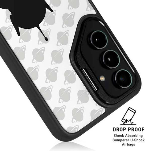 Disney Toy Story Alien Silhouette Galaxy S25 Plus Kickstand Case