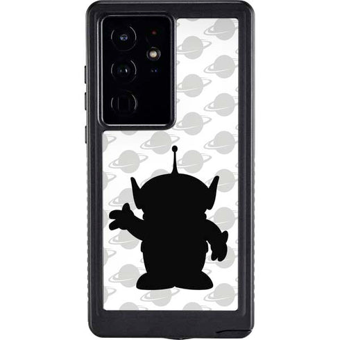 Disney Toy Story Alien Silhouette Galaxy S24 Ultra Waterproof Case