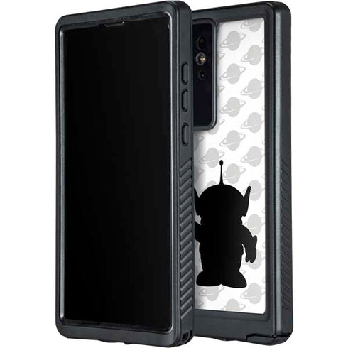 Disney Toy Story Alien Silhouette Galaxy S24 Ultra Waterproof Case