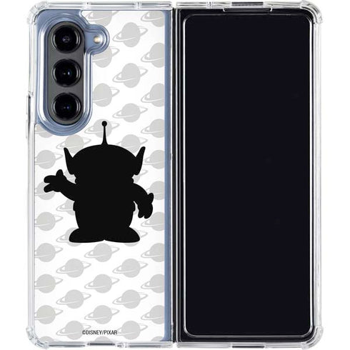 Disney Toy Story Alien Silhouette Galaxy Z Fold5 5G Clear Case