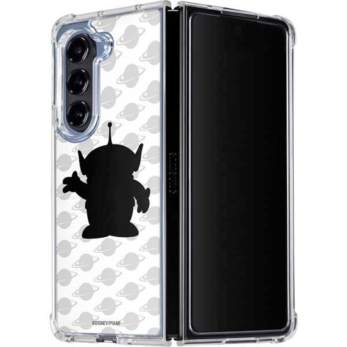 Disney Toy Story Alien Silhouette Galaxy Z Fold5 5G Clear Case